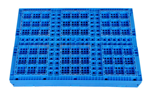 ZJKT6040265C加强型带盖塑料折叠筐