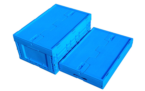 ZJXS6040265C-8带盖塑料折叠箱