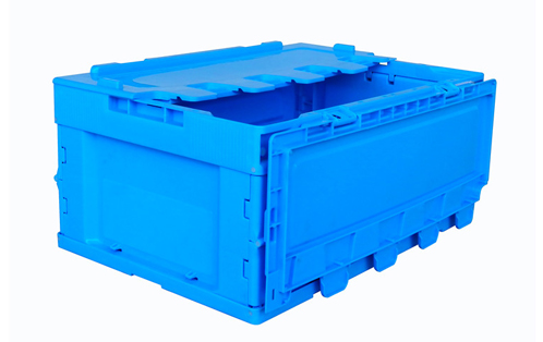 ZJXS533625C带盖透明塑料折叠箱储物箱
