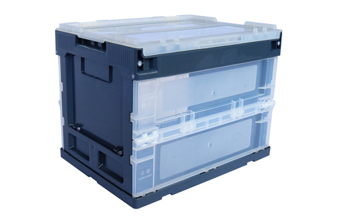 ZJXS3626285C带盖塑料折叠收纳箱小箱