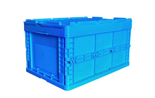 ZJEU604032C带盖EU周转箱塑料折叠箱